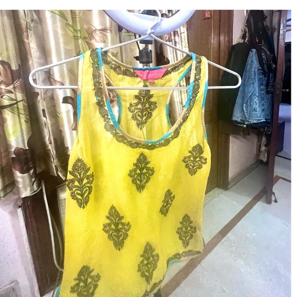 Manish Arora Haute Couture Designer Bestseller Blouse  Pure Silk Georgette - Picture 3 of 12